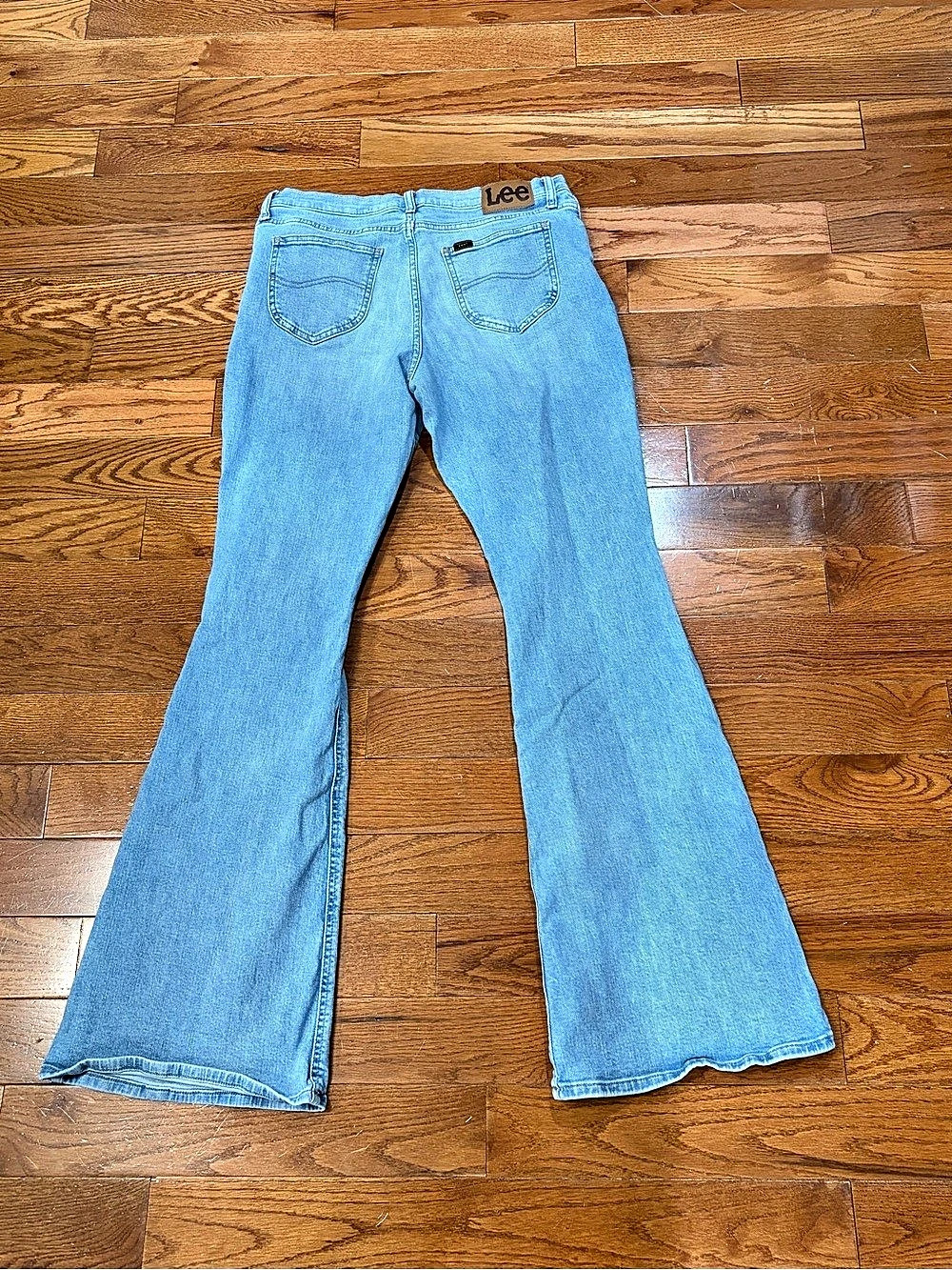 Lee Legendary Mid Rise Flare Jean Women's Flare Leg Jeans in Blue